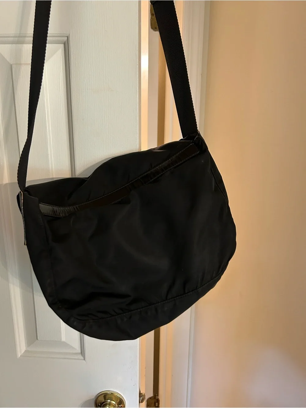 Prada vintage crossbody Nylon Messenger Bag. Well Used. Best offer. M
